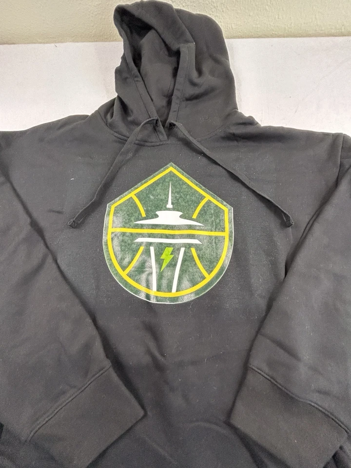 Sudadera con Capucha Negra Seattle Sounders FC Fanatics Marca Talla Lg Mujer Nueva Foto 2 de 4