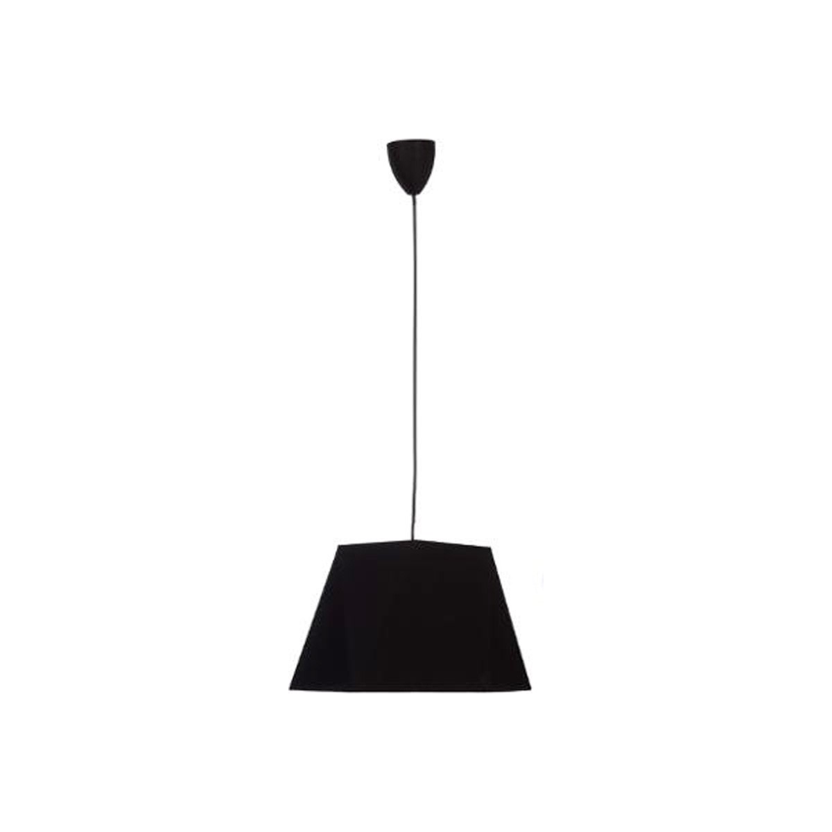 Suspension Dori Noire 42cm - Luminaire Plafonnier Design Industriel pour Cuisine