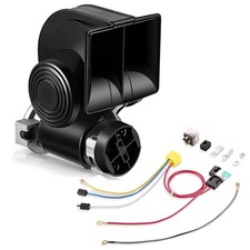 Train Horn Air Horn for Truck, 12V 150DB Snail Train Horn with Automotive Rel...
