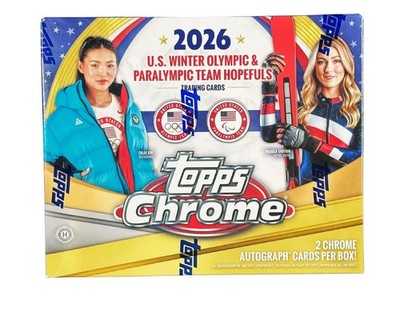 2026 Topps Chrome US Olympic & Paralympic Hopefuls Hobby Box