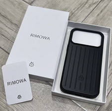 RIMOWA For Apple iPhone 17 Pro Max Black Aluminium Phone Case