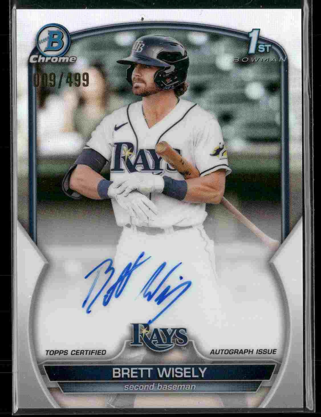 2023 Bowman Chrome #CPA-BW Brett Wisely Prospect Autographs Refractor