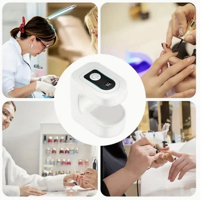 Mini Portable Nail Lamp – USB Rechargeable LED 395nm | Countdown Timer & Power B - Image 1 of 4