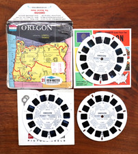 VIEWMASTER OREGON, THE BEAVER STATE, STATE TOUR SERIES A245 3 REEL SET EXCELLENT