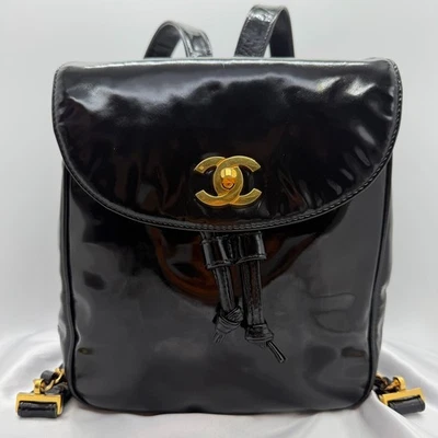 CHANEL Turn Lock Backpack Bags & Handbags for Women for sale  display picture 1