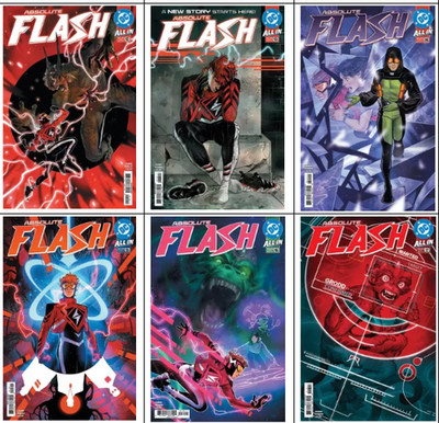 Absolute Flash #12-17 Complete 6-Book Set Cover A Regular DC All In 2026