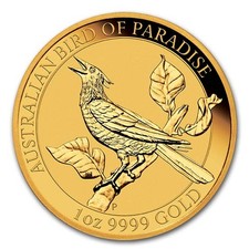 2019 Australia 1 oz Gold Bird of Paradise Manucodia BU