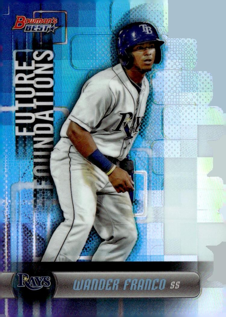 2019 Bowman's Best #FF-WF Wander Franco Future Foundations Die Cuts