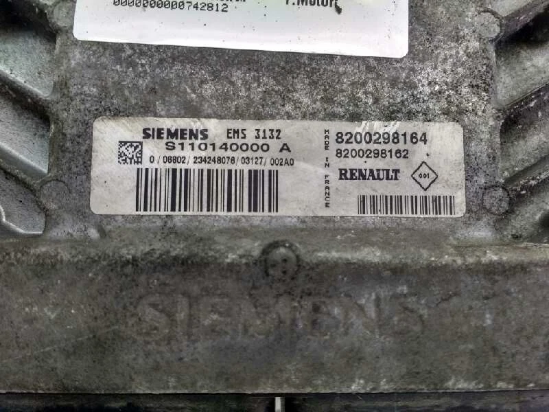 8200298164 centralina motore RENAULT MEGANE I FASE 2 BERLINA BA0 2000 742812 - Immagine 3 di 4