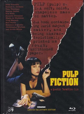 Blu-Ray: Pulp Fiction *Limited Mediabook Edition* (#011/300) RAR OOP NEU & OVP - Bild 1 von 2