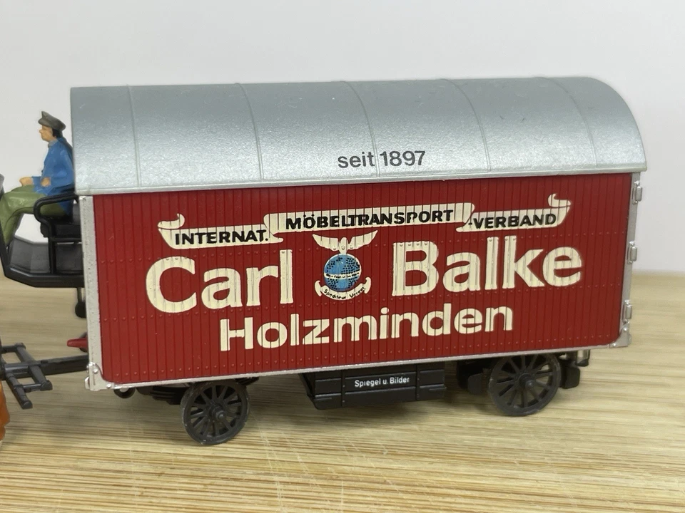 Preiser 455 carro mobili per cavalli Carl Balke Holzminden H0 1:87 - Immagine 3 di 4