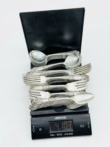 4lb 10.3oz Sterling Silver .925  SCRAP USEABLE Reed & Barton 48pc Ware Set S2