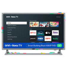 32" 1080P FHD Building Block Smart Roku TV - Gray TVBBGRY36014570 