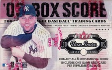 (1) 2003 Fleer Box Score MLB Baseball Sealed Hobby Box (Derek Jeter)