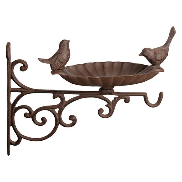 VogelträNke 23X23X28 Cm Vogelbad Garten Dekoration Vogelbecken Wasserschale Deko-image