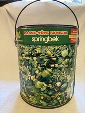 Springbok GREEN Paint Can - Family Puzzle Vintage Rare Used
