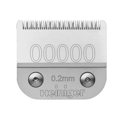 Heiniger Size 00000 Detachable Clipper Blade 0.2mm Swiss Precision Cut