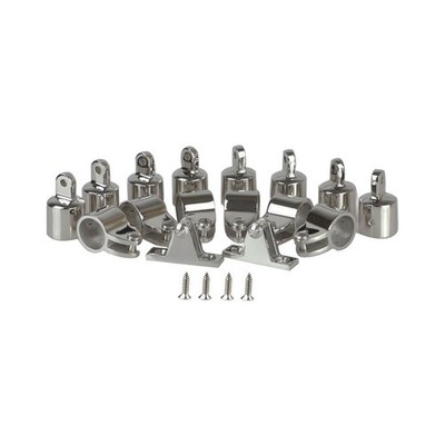 16-teiliges Edelstahl Marine Hardware Set 316 Grade Backenschieber für Yachten