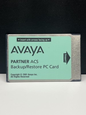 Avaya Partner ACS Backup/Restore PC card