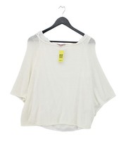Phase Eight Women's Jumper UK 12 White Nylon with Acrylic, Viscose Pullover