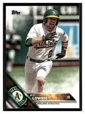 2016 Topps Update #US61 Jed Lowrie Oakland Athletics Baseball Card 34551