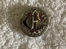 Edwadian Touring Club de France CYCLING CLUB ENAMEL BADGE (SILVER?)