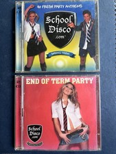 SCHOOL DISCO SPRING TERM + END PARTY Used 2x 2CD Joblot Compilation Pop Rock R+B