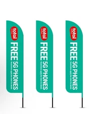 Total Wireless 12 Ft Feather Flags Qty-1