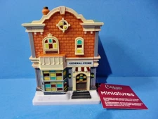 Cobblestone Corners Village GENERAL STORE Christmas Plastic Building 2020 New