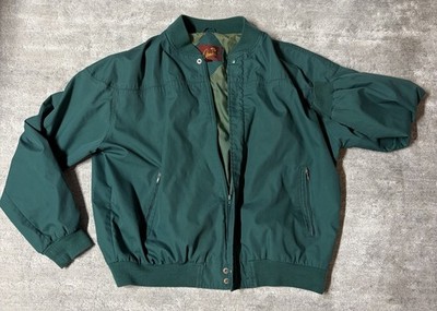 Vintage Arnie Arnold Palmer Derby Jacket Emerald Green Men's XL