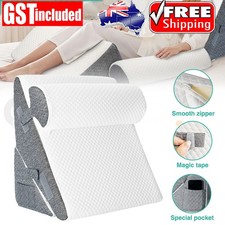 Orthopedic Bed Wedge Pillow 3Pcs Adjustable for Back Leg Neck Sleep Read Pillow