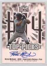 2013 Leaf Metal Draft Top Picks Reese McGuire #TP-RMG Auto 2a9