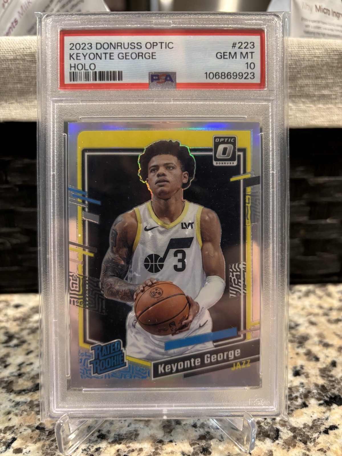 KEYONTE George Optic HOLO ROOKIE 2023 #223 PSA 10