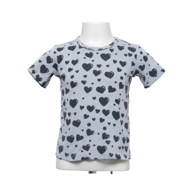 Mini Rodini, T-shirt, Größe: 104/110, Grau/Schwarz, Bio-Baumwolle #FWB