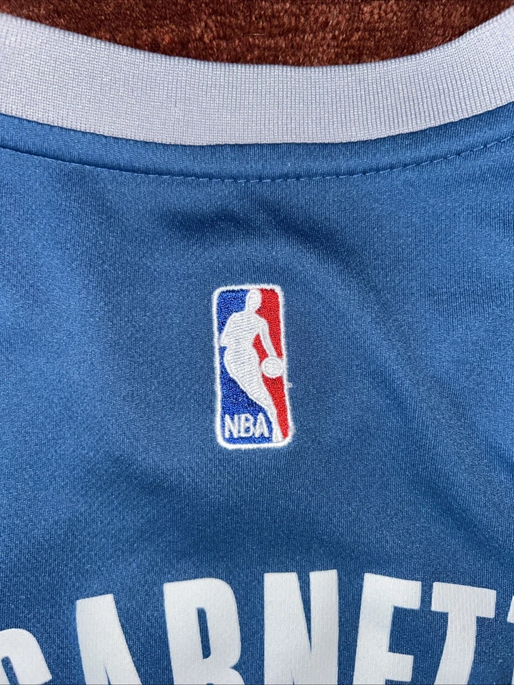 Kevin Garnett Minnesota Timberwolves #21 Adidas NBA Azul Camiseta Juvenil Mediana Foto 4 de 4