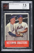 1963 Topps Veteran Masters ( ) Casey Stengel Gene Woodling #43 BVG 7.5 HOF 07qw