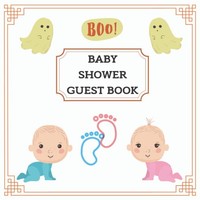 Baby Shower GäStebuch Halloween Geister & Gespenster, Geschenkprotokoll, Junge