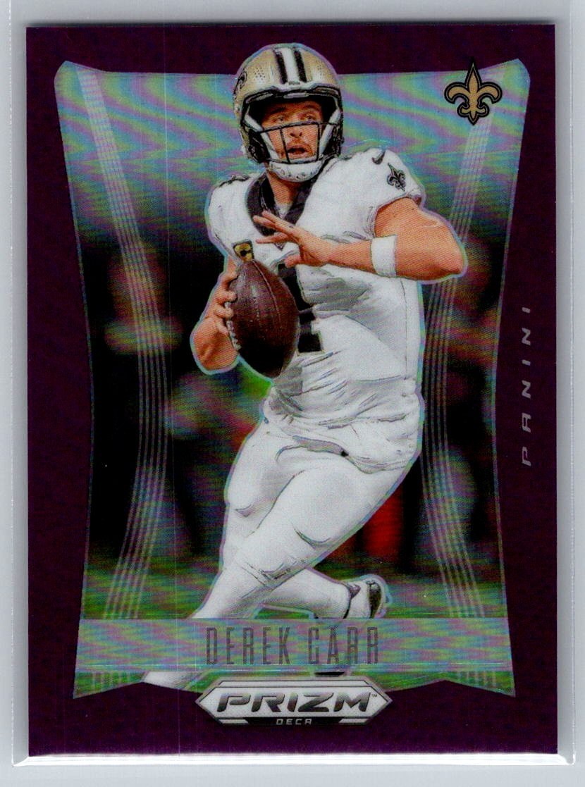 2024 Panini Prizm Deca - Derek Carr #225 Purple Prizm /99