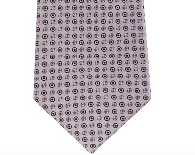Calvin Klein Men Mini Bullseye Slim Silk Blend Tie Necktie 3'' $70 K7981217040