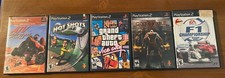PlayStation 2 Video Game Lot - God of War II, GTA Vice City, Hot Shots Golf 3 