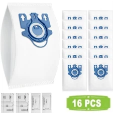 16 Pack Miele AirClean 3D GN Vacuum Cleaner Bags for Miele Vacuum Classic C1