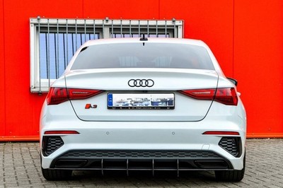 Performance Rear Bumper Spoiler / Diffuser / Ribs for Audi A3 8V S-Line Limo