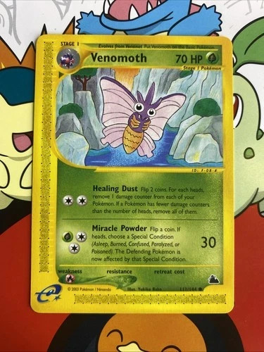 Pokemon Venomoth 111/144 Common Skyridge NM