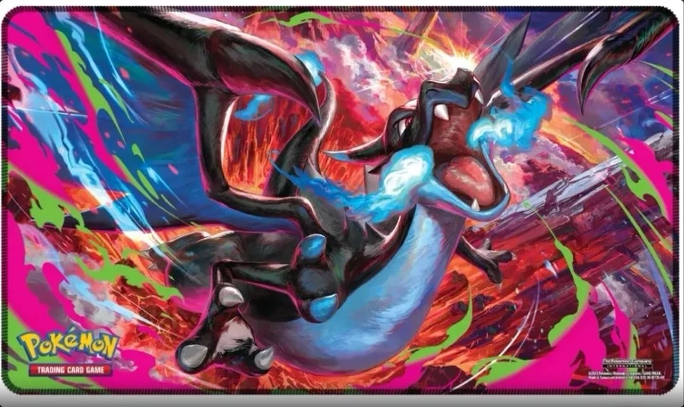 Charizard MEGA X UPC - Rubber Playmat - Pokemon Phantasmal Flames - Bild 1 von 1
