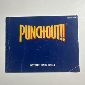Punch-Out (Nintendo, NES) Cart, Manual & Sleeve - Tested
