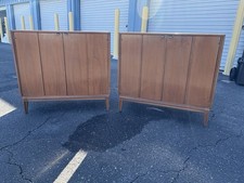 Mid Century Modern walnut Credenzas-Pair