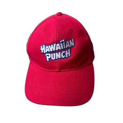 Hawaiian Punch Hat Mens OSFA Red Logo Baseball Cap Punchy Mascot Adjustable - Image 1 of 4