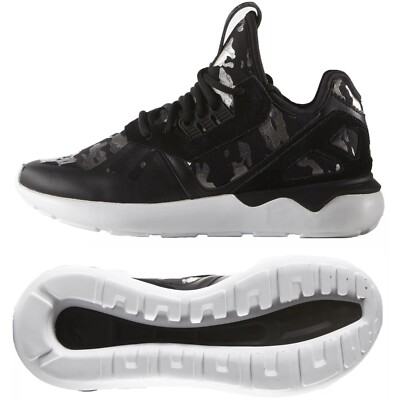 Adidas Tubular Runner Core Black/Vintage White AF6276 Women's Shoes Sz 8.5