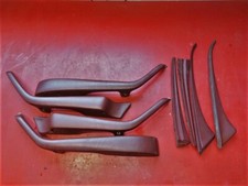 4x Armlehne Türgriff vorn hinten links rechts rot mittelrot Mercedes W126 SE SEL