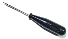 Vorstecher Loch Ahle 13cm schwarz Kunststoffgriff Lederahle Schneiderahle Pfriem